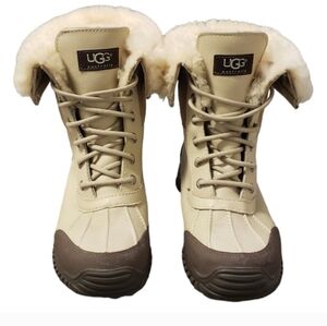 UGG Tan and Brown Ankle Booties